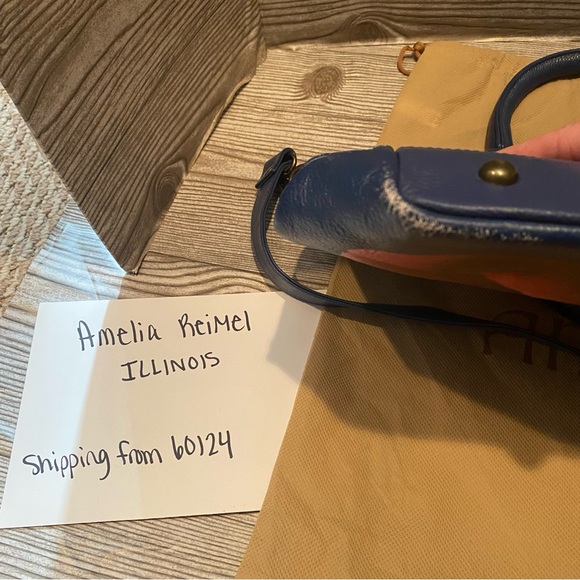 Anuschka Large Crossbody Satchel in Moonlit Peonies with Matching Wallet - Picture 9 of 15